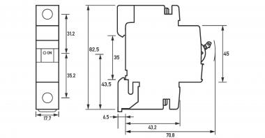 Doepke LS-Schalter 1p      DLS 6hdc C2-1 