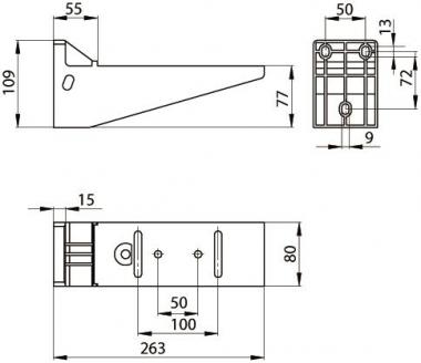 Unex isol. Ausleger lichtgrau      66203 