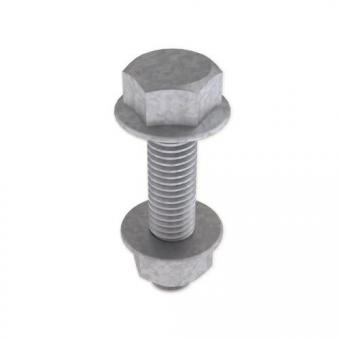 Unex Schraube DIN 6921 mit Muttern M8X35 