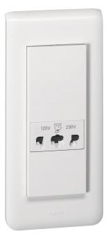 Legrand 077586 Rasiersteckdose m.Abd. 