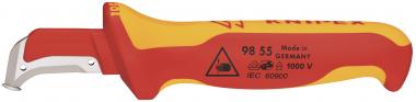Knipex VDE-Kabelmesser 190mm      9855SB 