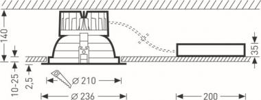TRILUX InperlaL G2 C07 HR25      6870951 