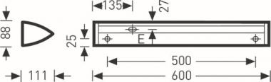 TRIL Spiegelleuchte 6651 weiß    6689140 