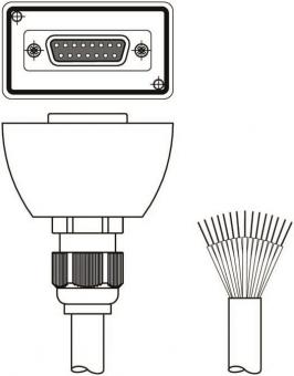 Leuze Anschlussltg.  CB-D15E-10000S-11GF 