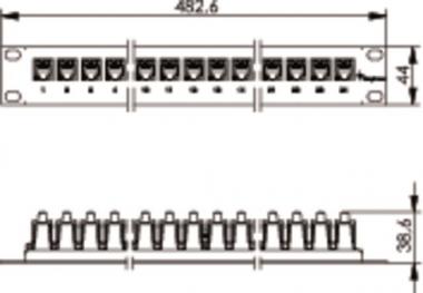 TEGA 19 Modulträger 1 HE     J02023K0025 