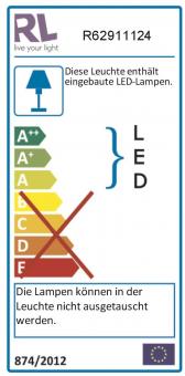 Trio LED-Deckenl. ZIBAL 22W    R62911124 