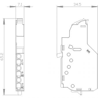 Siemens 3VA99880AA12 Hilfsschalter 