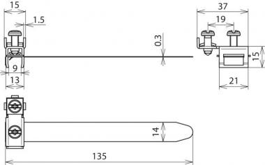 DEHN Erdungsbandrohrschelle 1/8-  540920 