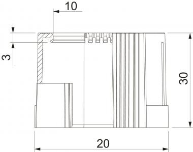 OBO 129 TB PG9 Rohrendtülle teilbar PG 