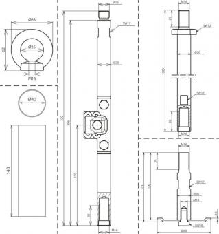 Dehn     SET STARTER KIT TE 20 M16 STTZN 