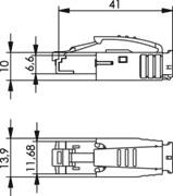 TG STX IP20 RJ45-Stecker     J80026A0001 