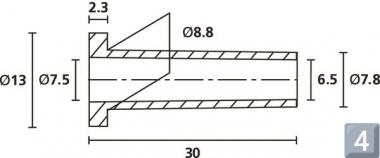 Hellermann HV2210-PVC-FR-BK(1000) 