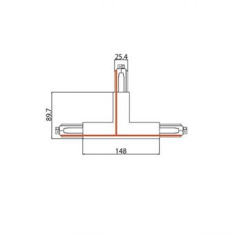 BRUM 3PH-T-Verbinder DALI sw    87128080 