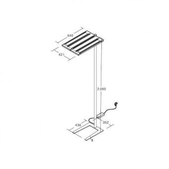 Brumberg LED-Stehleuchte      77412174MS 