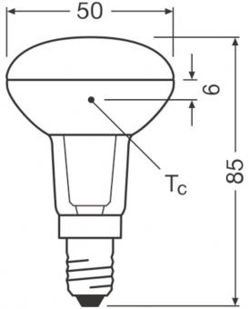 LEDV LED Reflektor 5,9-60W/927 dimmbar 