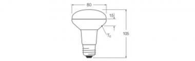 LEDV LED Reflektor 4,8-60W/827 