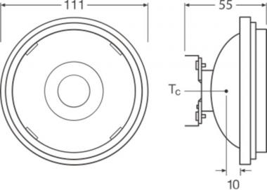 LEDV LED Reflektor 11,7-75W/927 dimmbar 
