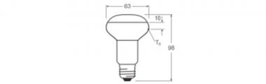 LEDV LED Reflektor 4,9-60W/927 dimmbar 