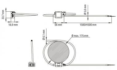 WAGO 855-9450/2000-1751 Rogowski-Spule, 