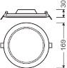 LEDV LED-Slimdownlight DA155 IP20 