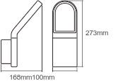 LEDV ENDURA STYLE Wall12 W DG 