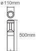 LEDV ENDURA STYLE Lantern Modern500 