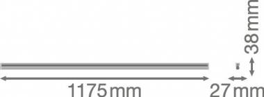 LEDV LN COMP BATTEN 1200 20W/3000K 