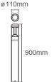 LEDV ENDURA STYLE Lantern Modern900 