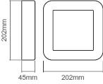 LEDV ENDURA STYLE SquareSQ 13 W DG 