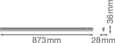 LEDV LINEAR LED 12W 1200lm 3000K L=900mm 