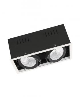 LEDV SP MULTI 2X30W/3000K FL WT/BK 
