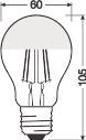 LEDV LED Bulb 6,5-50W/827 650lm 300° 