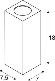 SLV THEO WALL OUT Wandleuchte     229524 
