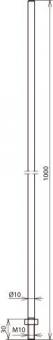 DEHN Fangstange M 10mm            101001 