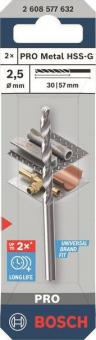 Bosch PRO Metal HSS-G Spiralbohrer 