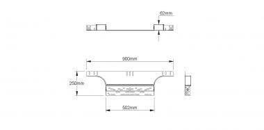 Niedax Anbau T-Stk f.KR    RTAC 60.500 S 