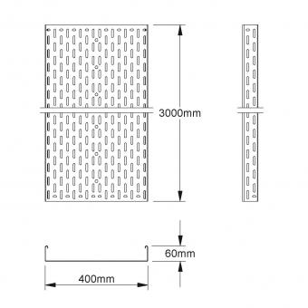 NIED Kabelrinne feuerverzinkt  RS60.400F 
