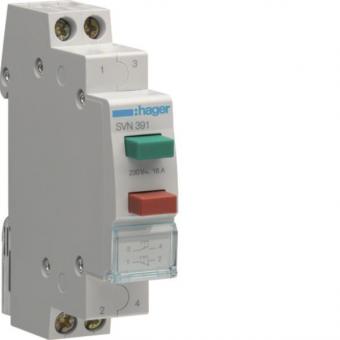 Hager Doppeltaster 16A            SVN391 