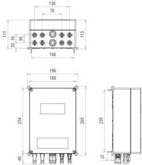 Dehn 900986 DCU 2 YPV 1+2 1200 2M 1S MC4 
