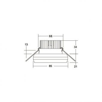 Brumberg LED-Einbaudownlight    12358173 