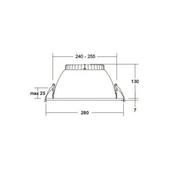 Brumberg LED-Einbaudownlight    12569073 