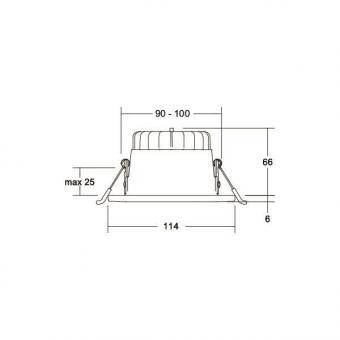 Brumberg LED-Einbaudownlight    12563073 