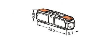 WAGO 221-2411 Durchgangsverbinder mit 