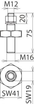 Dehn 705510 AS SCHR   AS SCHR M16 55 M12 