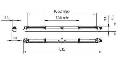 PHIL CoreLine FR-Leuchte IP65   50222299 