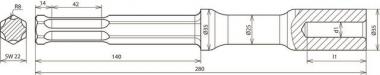 Dehn 625031   HE TE 25 TES VH HI STBLANK 