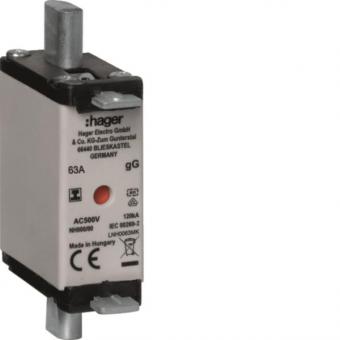 Hager Sicherungseinsatz NH000  LNH0063MK 