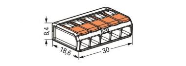 WAGO 221-415 COMPACT-Verbindungsklemme, 