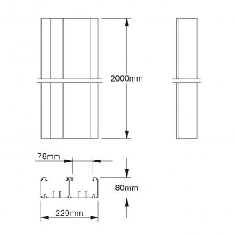 NIED Niedax DAU220-78N GK-  DAU 220-78 N 