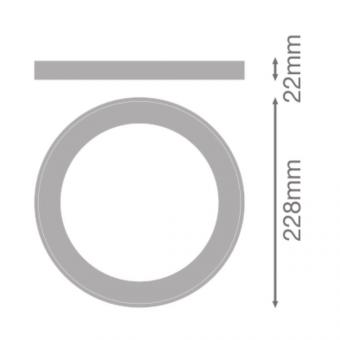 Ledvance DL UNIV RING D200 WT Austauschb 